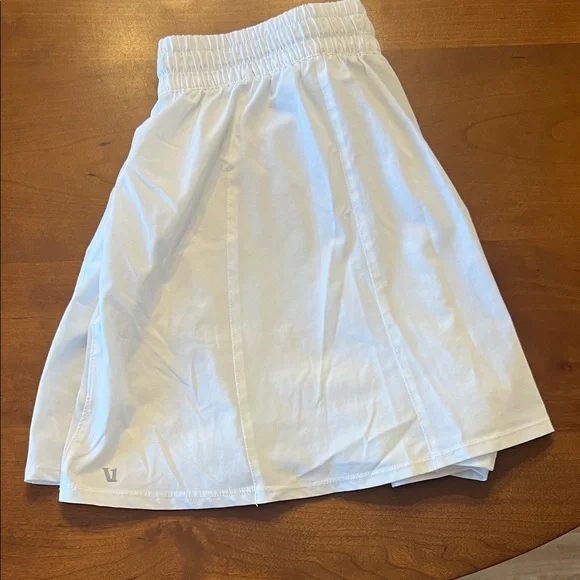 Vuori Cream Elastic Waist Skirt - Picture 4 of 5